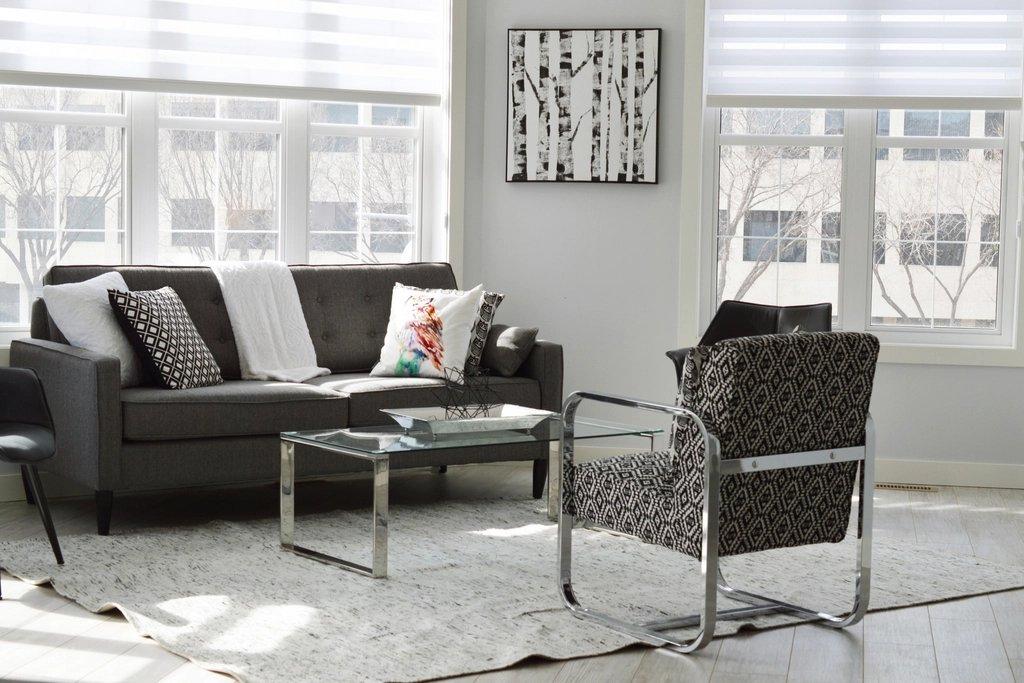 A furnished living space