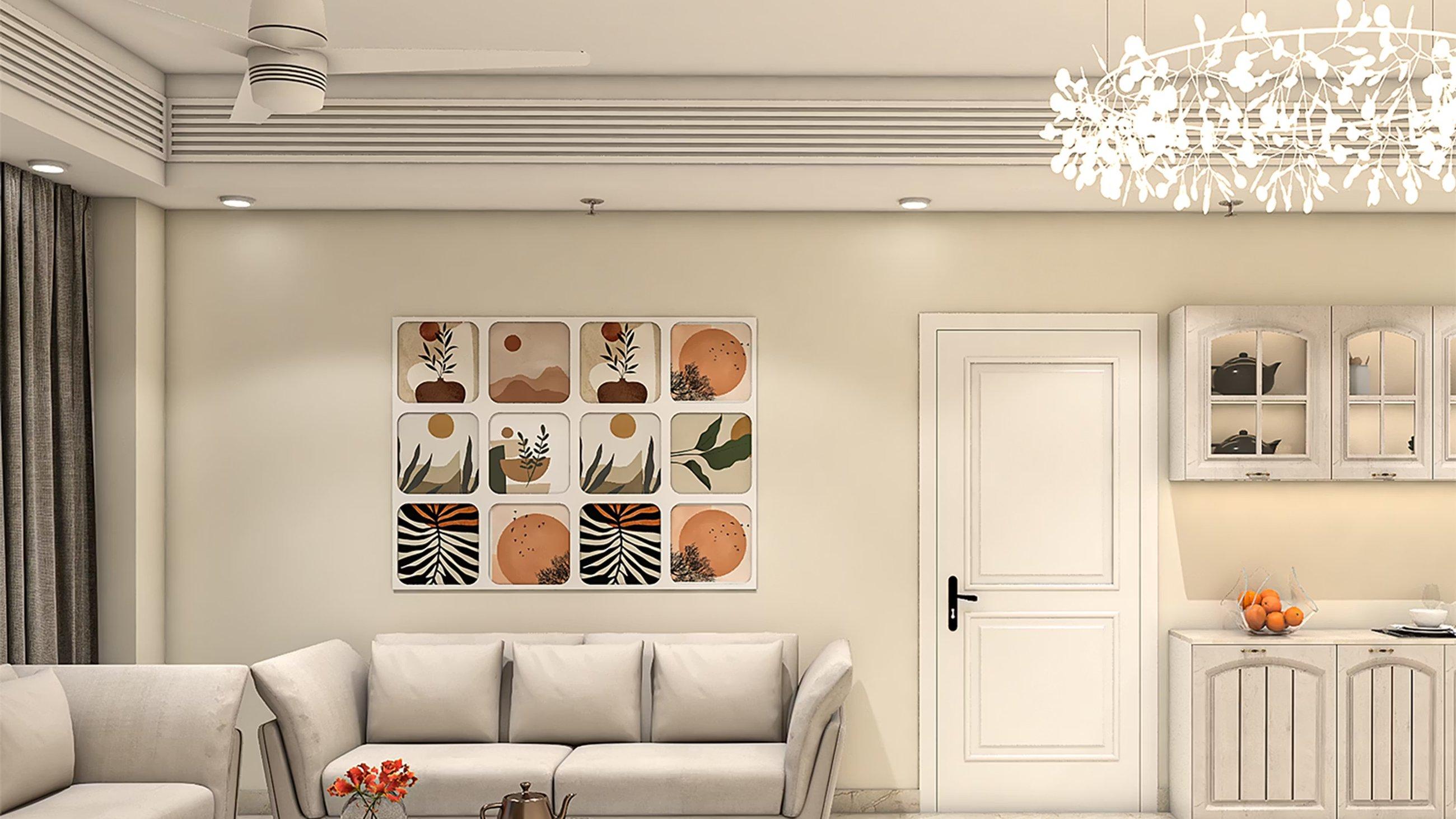 The apartment's living space